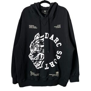 Darc Sport Wolves Graphic Hoodie Mens Large Black Limited Edition 971/1000 NFGU